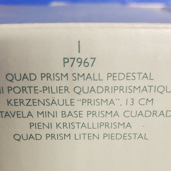 Partylite Crystal Collection Quad Pedestal P7967 Votive Candle Holder 10223 - Picture 7 of 7